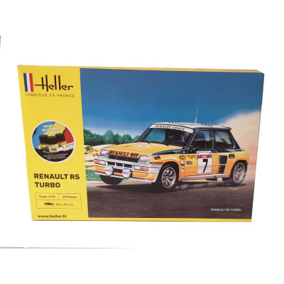 STARTER KIT Renault R5 Turbo - Heller 56717 - 1/24
