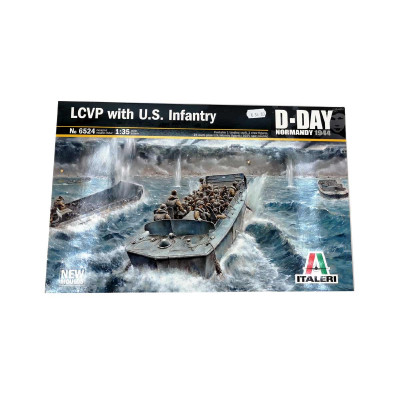 Maquette plastique, LCVP avec l'infanterie américaine - Italeri 6524 1/35